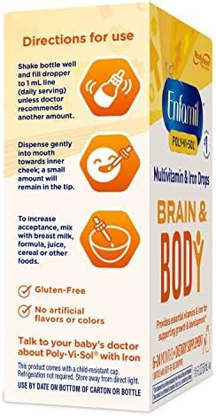 Enfamil Prenatals & Baby Vitamins Poly-Vi-Sol 8 Multi-Vitami...