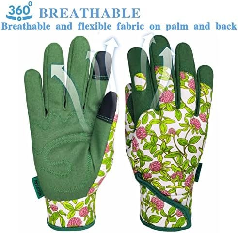 Thorn Proof&Puncture Resistant Gardening Gloves with Grip,Ga...