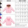 Toddler Baby Hooded Down Jacket Boys Girls Kids Thicken Warm...