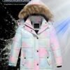 CREATMO US Girl's Winter Fleece Lined Long Parka Puffer Coat...