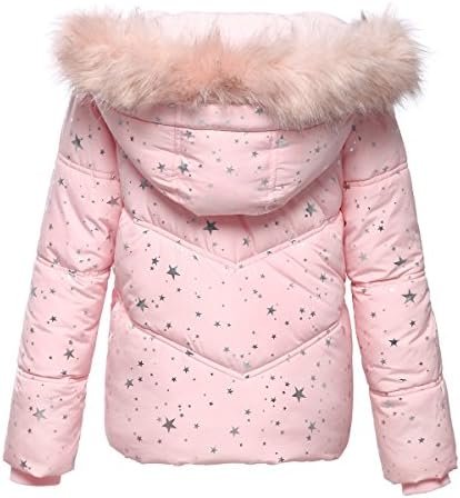 Rokka&Rolla Girls' Heavyweight Puffer Jacket Quilted Winter ...