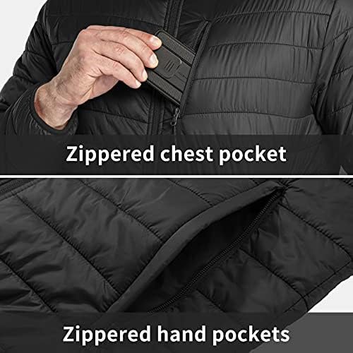 33,000ft Men's Puffer Jacket Lightweight Packable Winter Jac...