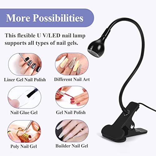 SAVILAND U V LED Nail Lamp – Mini Led Nail Lamp Gel Lamp for...