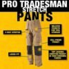 DEWALT Protradesman Men's Loose Fit, Holster Pocket, Cottonp...