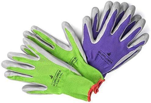 Gardening Gloves for Women and Men - Nitrile Coating for Pro...