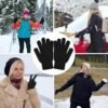 6 Pairs Winter Gloves for Women Men's Warm Knit Gloves for C...