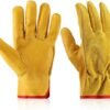 Patelai Garden Gloves Leather Gardening Gloves Thorn and Cut...