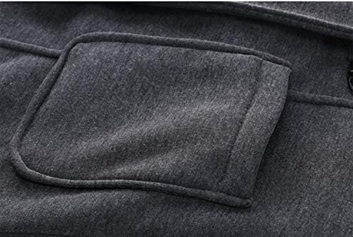 JiangWu Womens Fashion Horn Button Fleece Thicken Coat with ...