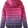 Girls Lightweight Puffer Jacket: Kids Packable Outdoor Water...