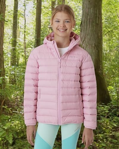 Eddie Bauer Girls' Jacket - CirrusLite Weather Resistant Dow...