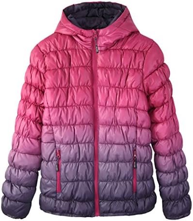 Girls Lightweight Puffer Jacket: Kids Packable Outdoor Water...