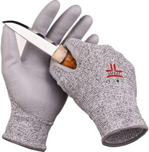 SAFEAT Cut Resistant Work Gloves for Men and Women - SAFEAT Cut Resistant Work Gloves for Men and Women - Protect...