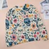 Women's Floral Skull Sweatshirts Flower 3D Printed Long Slee...