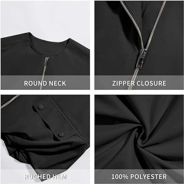 Women Cargo Vest Oversize Cropped Sleeveless Jacket Lightwei...