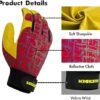 Gardening Gloves for Women and Men, Touchscreen Sheepskin Le...
