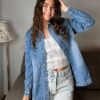 luvamia 2025 Spring Jean Jackets for Women Fashion Oversized...