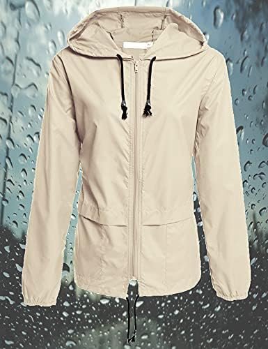Avoogue Raincoat Women Lightweight Waterproof Rain Jackets P...