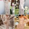Women Cami Lace Maxi Dress Romantic Long Sleeve Lace Bodycon...