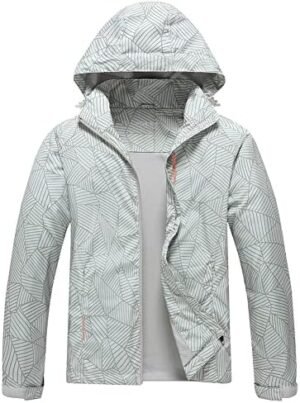 Women's Outdoor Waterproof Rain Jacket Softshell Raincoat wi... Women's Outdoor Waterproof Rain Jacket Softshell Raincoat wi...
