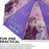 Disney Girls Kids Umbrella and Slicker, Frozen Elsa and Anna...