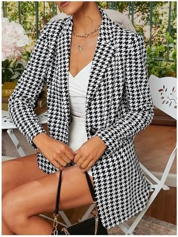 Floerns Women's Casual Long Sleeve Graphic Colorful Blazer W...