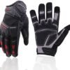 HANDLANDY Mens Work Gloves Touch screen, Utility Mechanic Gl...