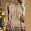Bengbobar Western Sweatshirts for Women Native American Azte...