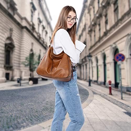 Realer Hobo Crossbody Bags for Women Designer Leather Hobo H...