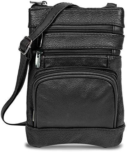 Krediz leather Crossbody Purses for Women, Multi Pocket Cros...