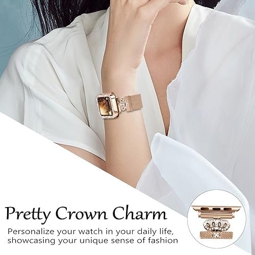 Magnetic Band Compatible with Apple Watch 38mm 40mm 41mm 42m...