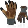 Vgo... 1-Pair Gardening Gloves Men, Safety Work Gloves, Punc...