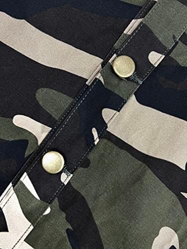 sexycherry Denim Jacket for Women Long Sleeve Classic Trucke...