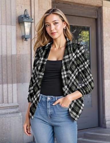 Hybrid & Company Women's Casual Work Office Blazer Jacket Op...