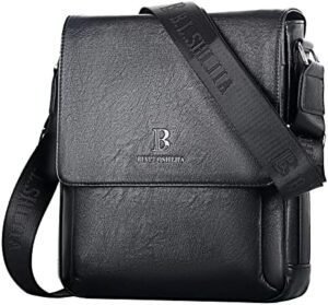 Leathario Small Messenger Bag for Men Leather Shoulder Cross... Leathario Small Messenger Bag for Men Leather Shoulder Cross...