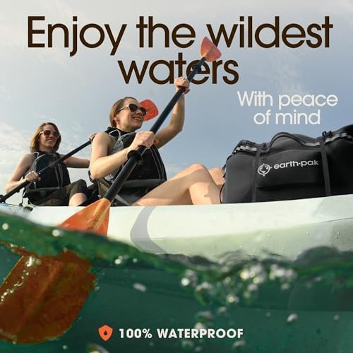 Earth Pak Waterproof Duffel Bag - Large Dry Bag 1680D TPU Wa...