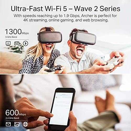 TP-Link AC1900 Smart WiFi Router (Archer A8) - High Speed MU...