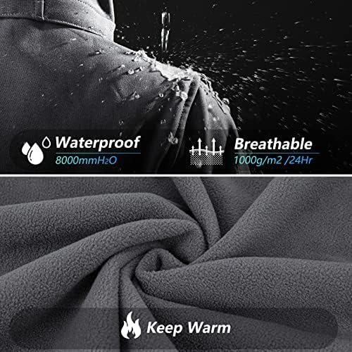 33,000ft Women's Waterproof Softshell Long Rain Jacket with ...