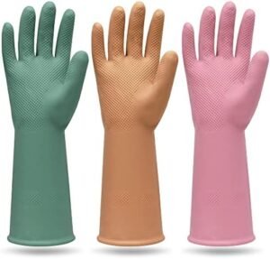 MAMISON 3 Pairs Colorful Reusable Waterproof Household Dishw... MAMISON 3 Pairs Colorful Reusable Waterproof Household Dishw...