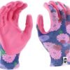 Miracle Gro Women's Nitrile Coated Grip Floral Pattern Garde...