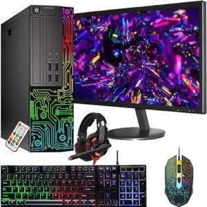 Dell OptiPlex Desktop RGB Computer PC, Intel Core i7 Quad-Co... Dell OptiPlex Desktop RGB Computer PC, Intel Core i7 Quad-Co...