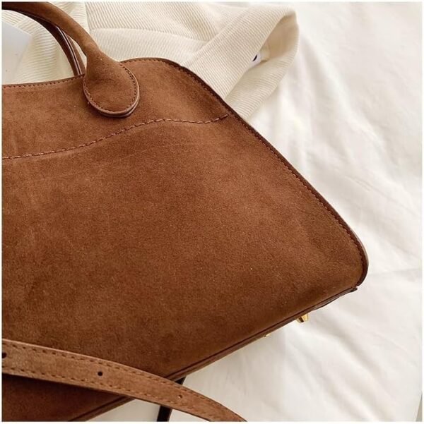 Womens Suede Tote Bag, Faux Leather Tote Bag for Women Vinta...