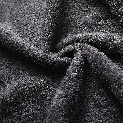 Mens Long Cardigan Hoodies Full Zip Fleece Lined Sweaters Fa...