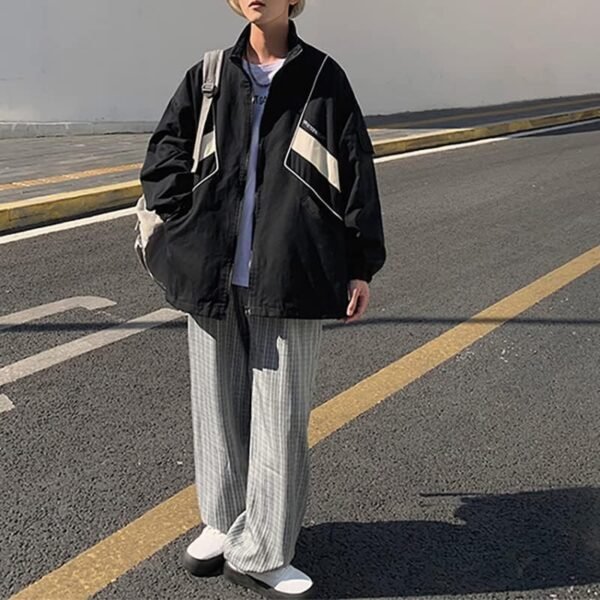 Sumleno Y2k Jacket for Women Zip Up Bomber Jacket Y2k Clothi...