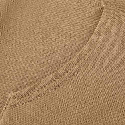 Womens Long Sleeve Hoodies Casual Maxi Length Hooded Dress w...