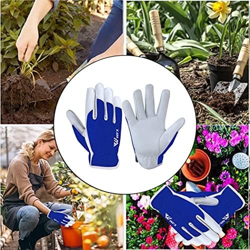 Work Gloves Gardening Breathable Rigger Palm Gardening Glove...