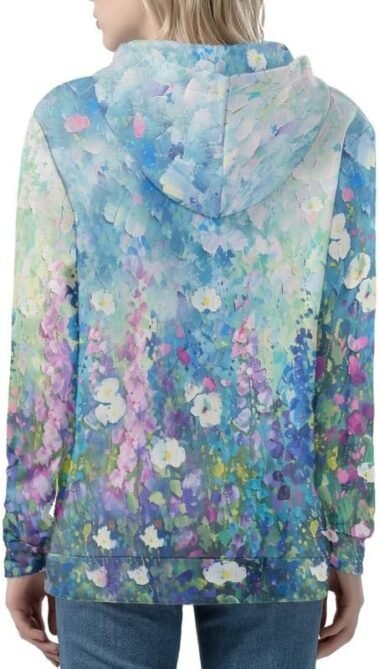 Irisjudy Womens Zip-up Hoodie with Kanga Pocket(XS-5XL),Cact...