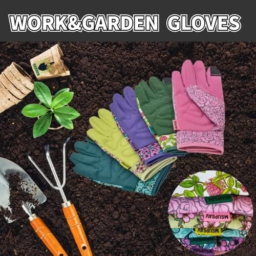 Thorn Proof&Puncture Resistant Gardening Gloves with Grip,Ga...