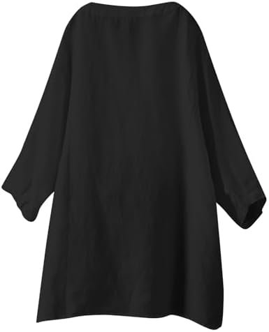 Linen Tops for Women Summer Shirts Trendy Button Down Plus S...