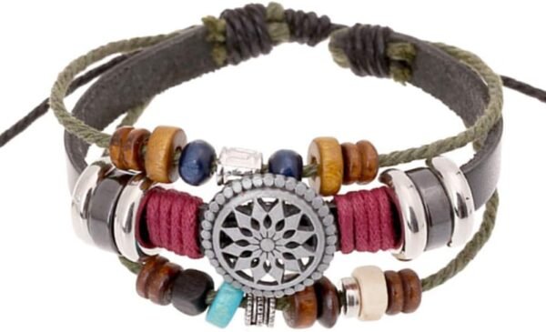 Trenro Women Lady Bohemia Wind Beaded Multilayer Hand Woven ...