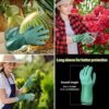 2 Pairs Women and Mens Rubber Coated Yard & Gardening Work G...